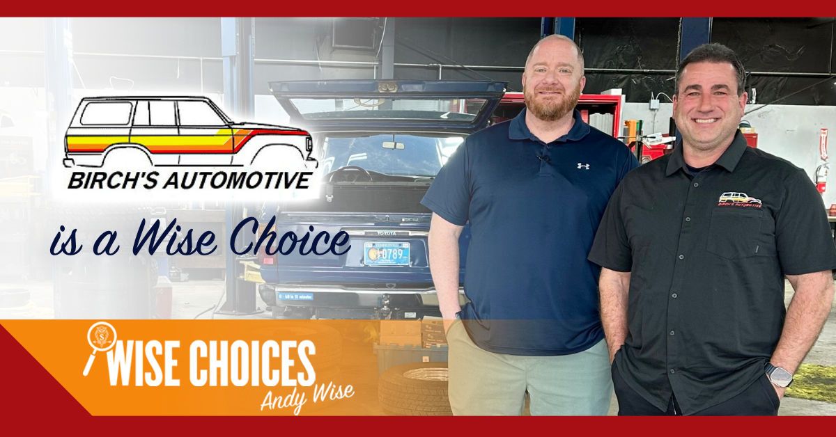 Birch's Automotive in Memphis is a Wise Choice.